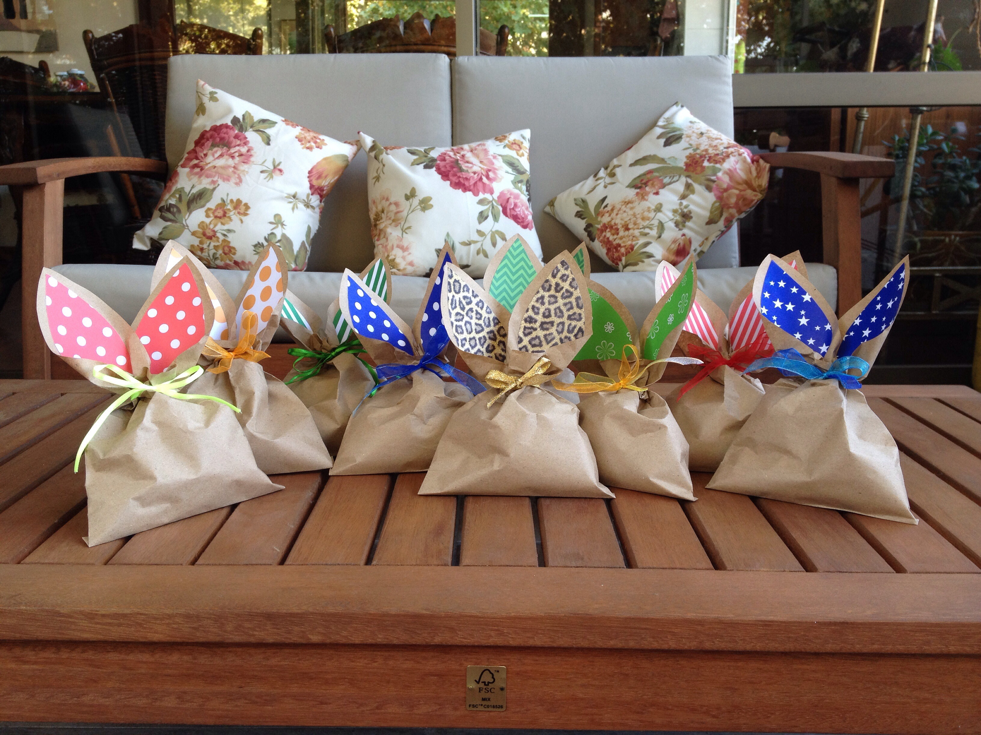12 bolsitas de lino con motivo de conejo y cordón bolsa de regalo tamaño 23 x 15 cm bolsa de lino