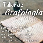 Taller de Grafología ¡Están Todas Invitadas!