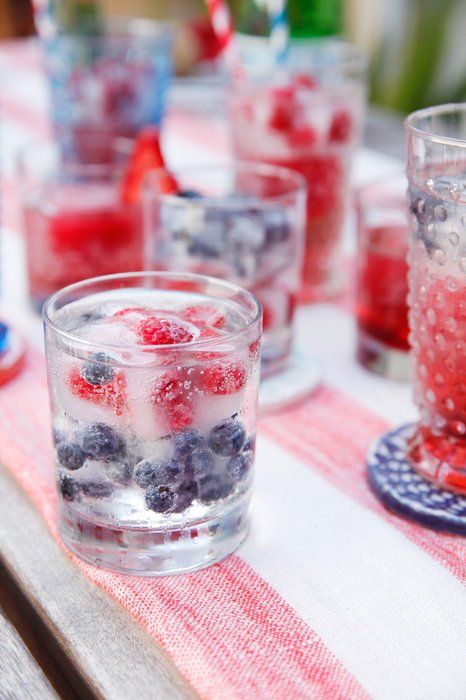 drinks red white blue