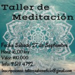 Taller de Meditación ¡Imperdible!