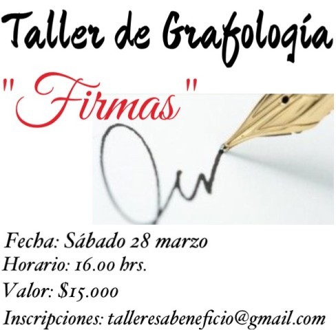 taller grafologia firmas