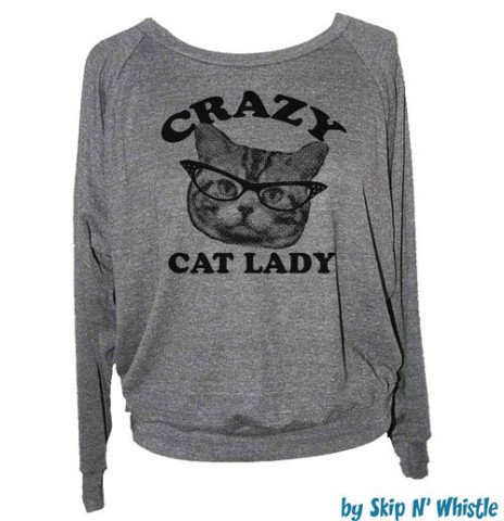 crazt cat lady poleron