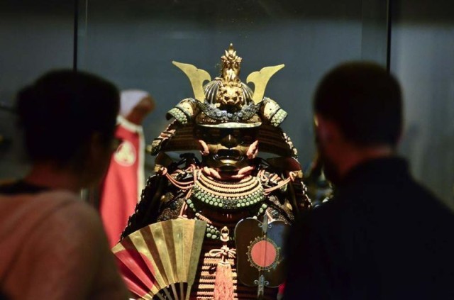 Santiago Chile 14 de Octubre 2015. SAMURÁI: ARMADURAS DE JAPÓN El Centro Cultural La Moneda trae una nueva gran exposición de patrimonio universal para todos los chilenos. Una de las más completas y finas colecciones en el mundo, que ilustra el arte y la evolución de los guerreros Samurái, llega desde The Ann & Gabriel Barbier- Mueller Museum: Samurai Collection. Santiago Chile 14 de Octubre 2015. LUISVARGAS/AGENCIAV